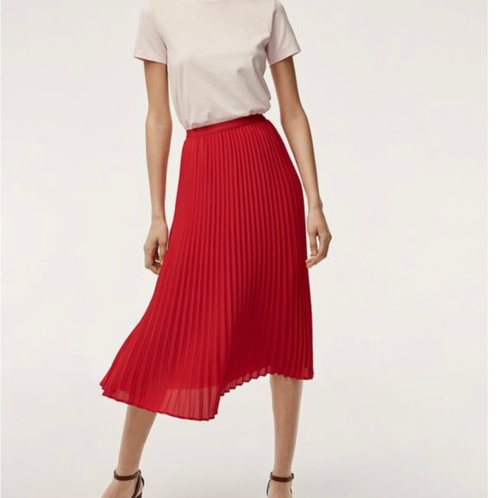 Aritzia Babaton Jude skirt mauve XXS - Picture 2 of 6